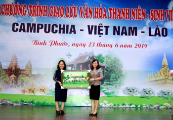 Giao lưu văn hóa thanh niên - sinh viên 3 nước: Campuchia, Việt Nam, Lào
