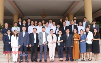 Hectic foreign affairs activities of Binh Phuoc