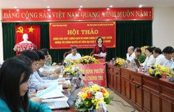 Binh Phuoc organized a workshop to improve the quality of online public services, towards digital authorities