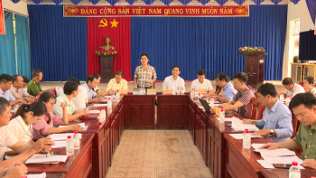 Kiểm tra việc thực hiện xây dựng nông thôn mới nâng cao tại xã Minh Lập
