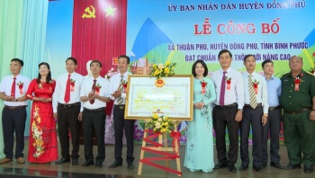 Xã Thuận Phú đạt chuẩn nông thôn mới nâng cao