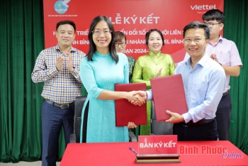 Hội Phụ nữ tỉnh và Viettel Bình Phước ký kết hợp tác chuyển đổi số